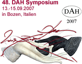 48. DAH Symposium, 13.-15.09.2007 in Bozen, Italien
